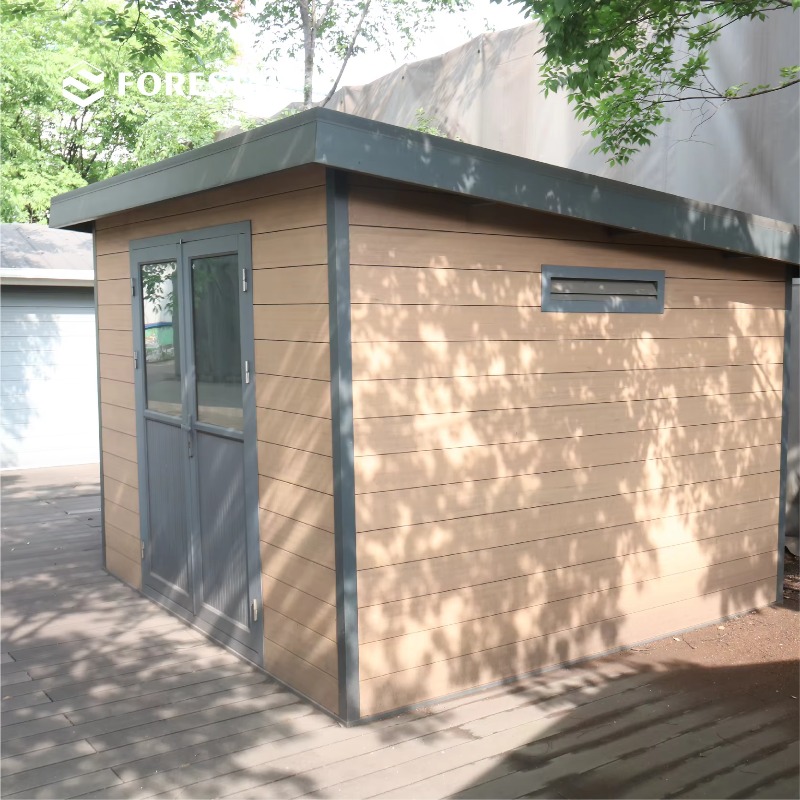 Gardening Tools Storage - D2833 3M×3M高性能金属製工具収納庫 グリーン 防水スチール製木製ホームガーデン収納庫 屋外収納庫