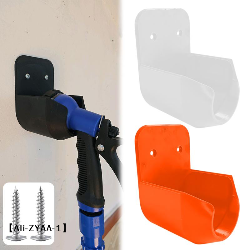 Gardening Tools Storage - 【A】壁掛け式ガーデンホースノズルブラケット、ネジと漏れ穴付き、庭の灌漑、洗車、庭の収納ツール用