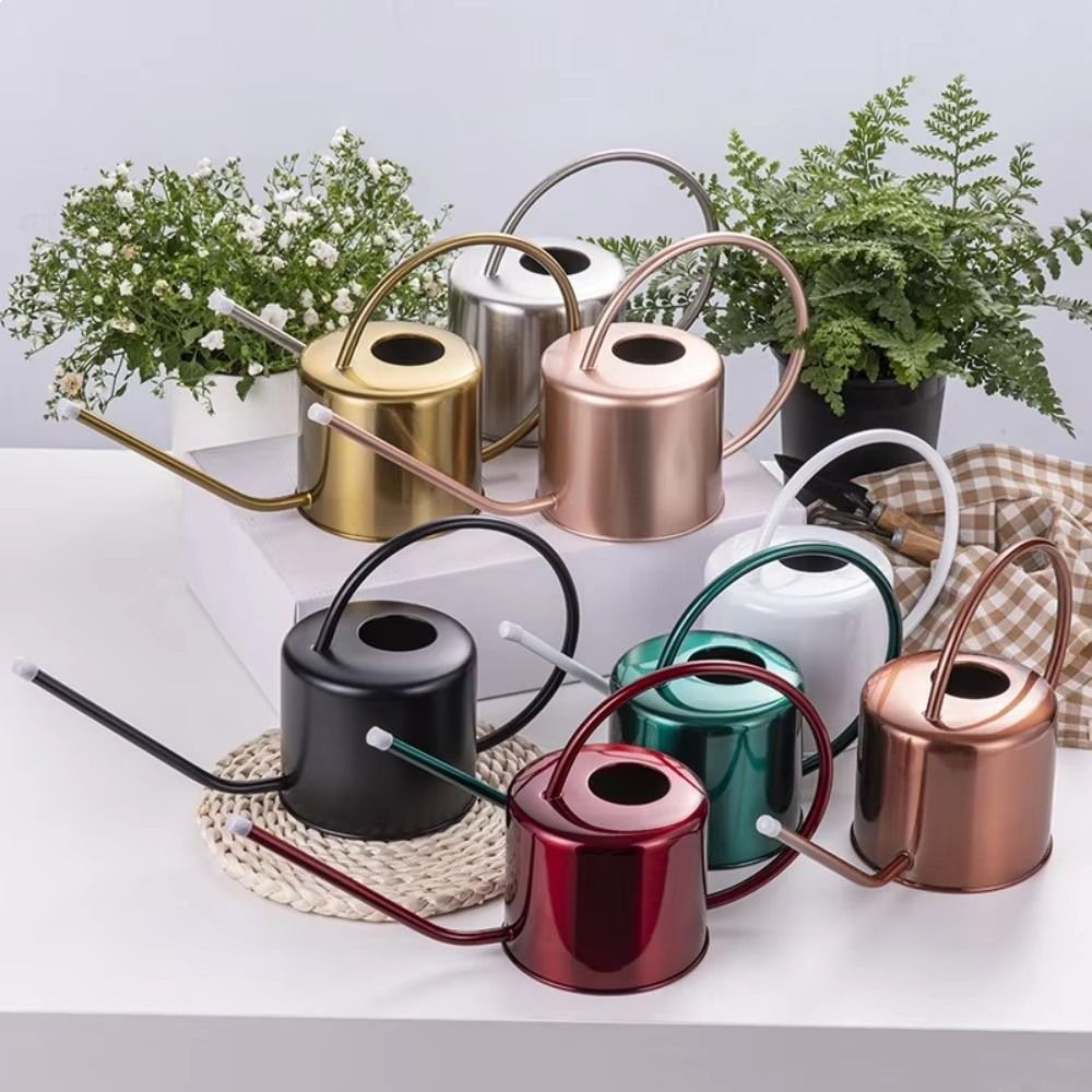 Gardening Tools Quality - u 高品質 1.3L 植物スプリンクラーケトル大容量ロング注ぎ口じょうろ防錆漏れ防止じょうろガーデンツール