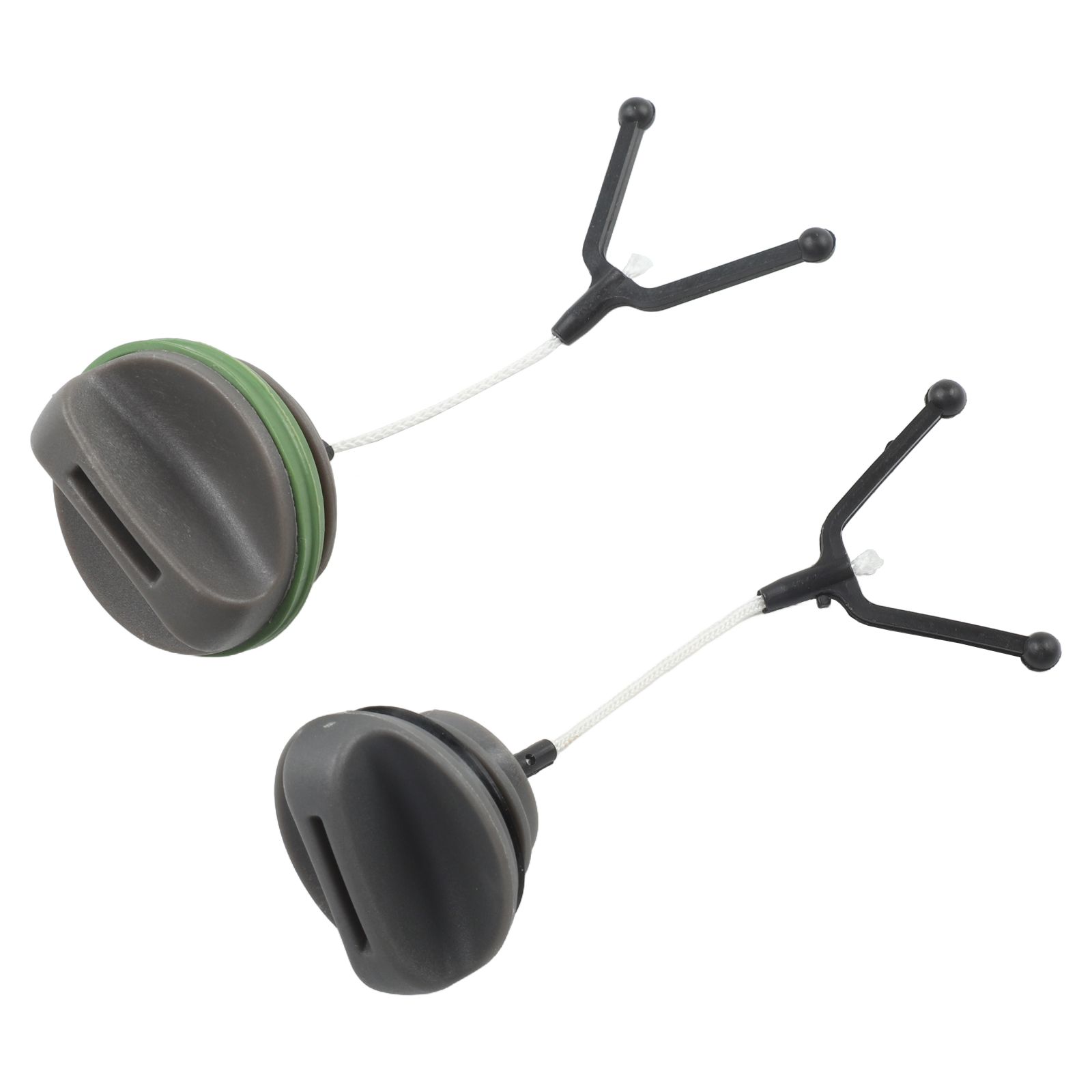 Gardening Tools Quality - 高品質ポータブルオイル燃料キャップ ブラックカバー交換セット 2個入り 350 345 340