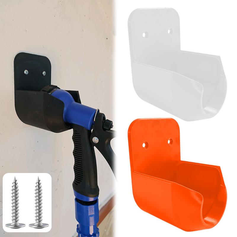 Gardening Tools Storage - 壁掛け式ガーデンホースノズルブラケット、ネジと漏れ穴付き、庭の灌漑、洗車、ガーデン収納ツール用