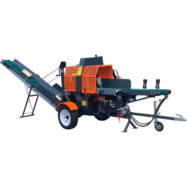 20トン ホットセール木材加工機 ログスプリッター 中国製  - Gardening Tools Video のレビューと価格