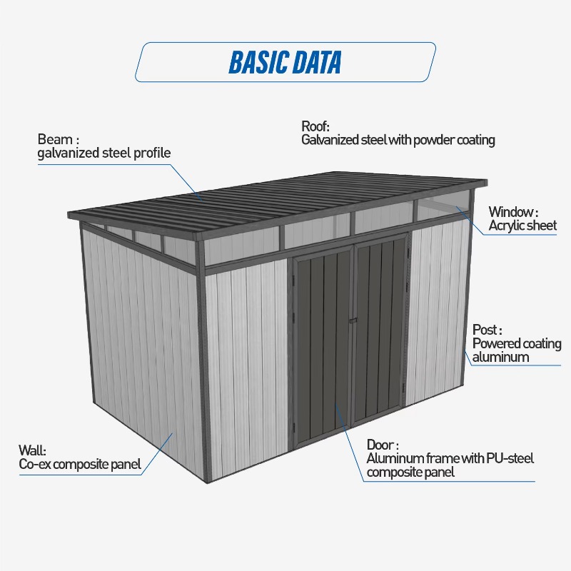 D2833 3M×3M高性能金属製工具収納庫 グリーン 防水 - Gardening Tools Storage のレビューと価格