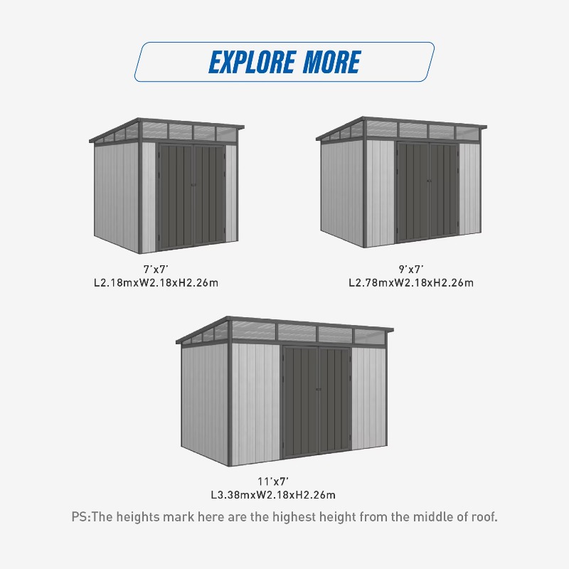 D2833 3M×3M高性能金属製工具収納庫 グリーン 防水 - Gardening Tools Storage のレビューと価格