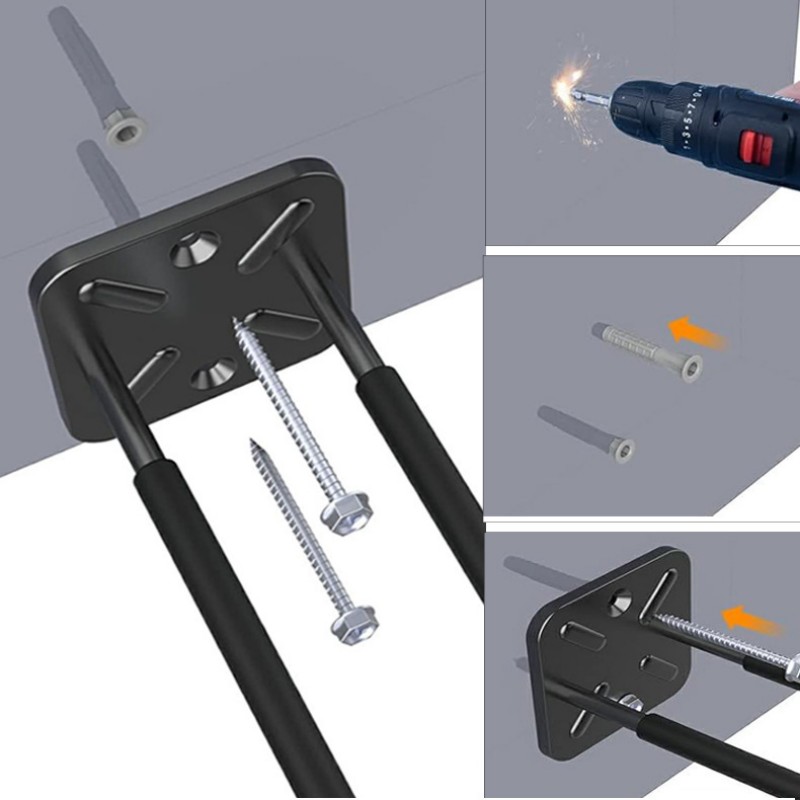 1PC ガレージ収納ユーティリティフックヘビーデューティ壁掛 - Gardening Tools Storage のレビューと価格