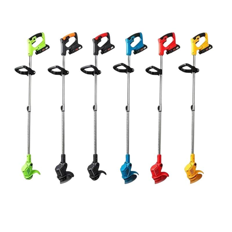 新型コードレスハンドヘルド電動草刈り機、調整可能な芝刈り機、 - Gardening Tools Lawn Mower のレビューと価格