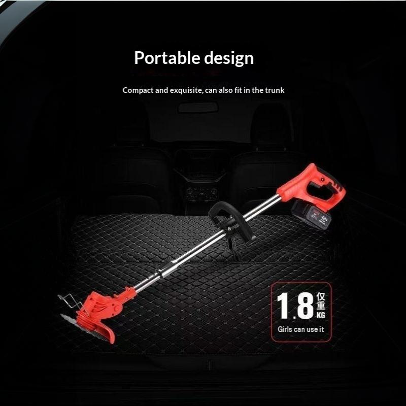 新型コードレスハンドヘルド電動草刈り機、調整可能な芝刈り機、 - Gardening Tools Lawn Mower のレビューと価格