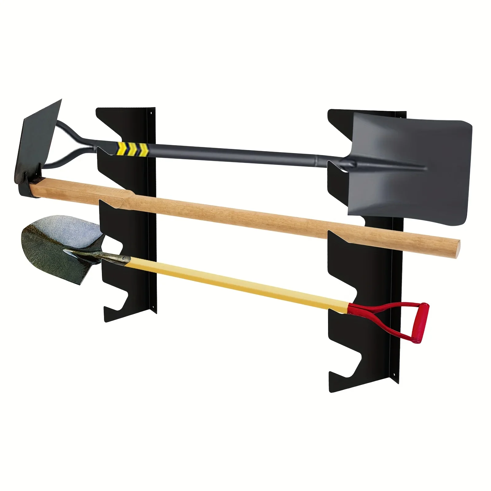 頑丈な金属製ガーデンツールホルダー、シャベルと熊手の収納付き - Gardening Tools Storage のレビューと価格