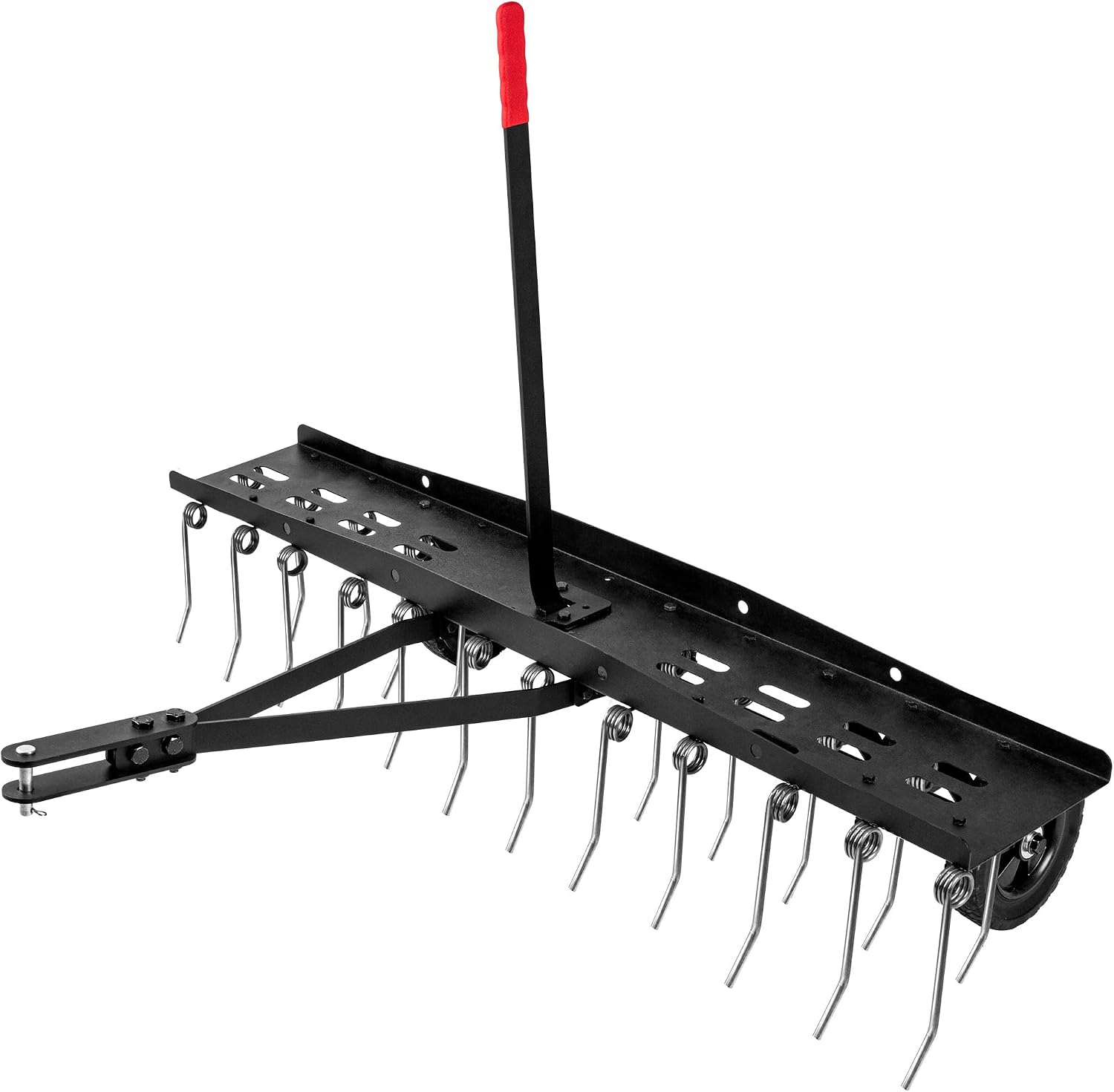 牽引式芝生脱草機レーキアタッチメント、頑丈なスプリングスチー - Gardening Tools Lawn Mower のレビューと価格