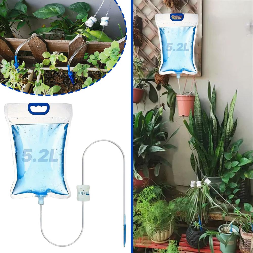 5.2L 調整可能な自動点滴散水缶システム透明水タンク灌漑装 - Gardening Tools Watering Can のレビューと価格