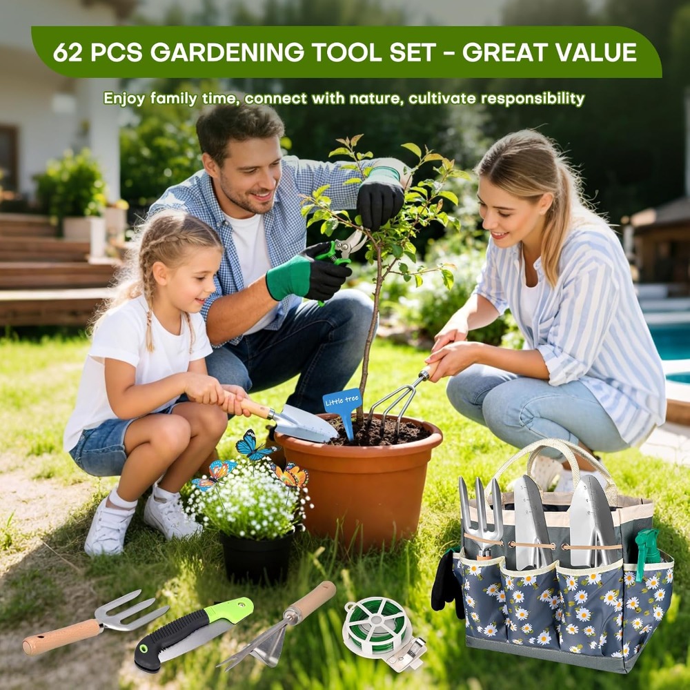 ステンレス製シャベル、マット、剪定ばさみ、耐久性のあるバッグ - Gardening Tools Knife のレビューと価格