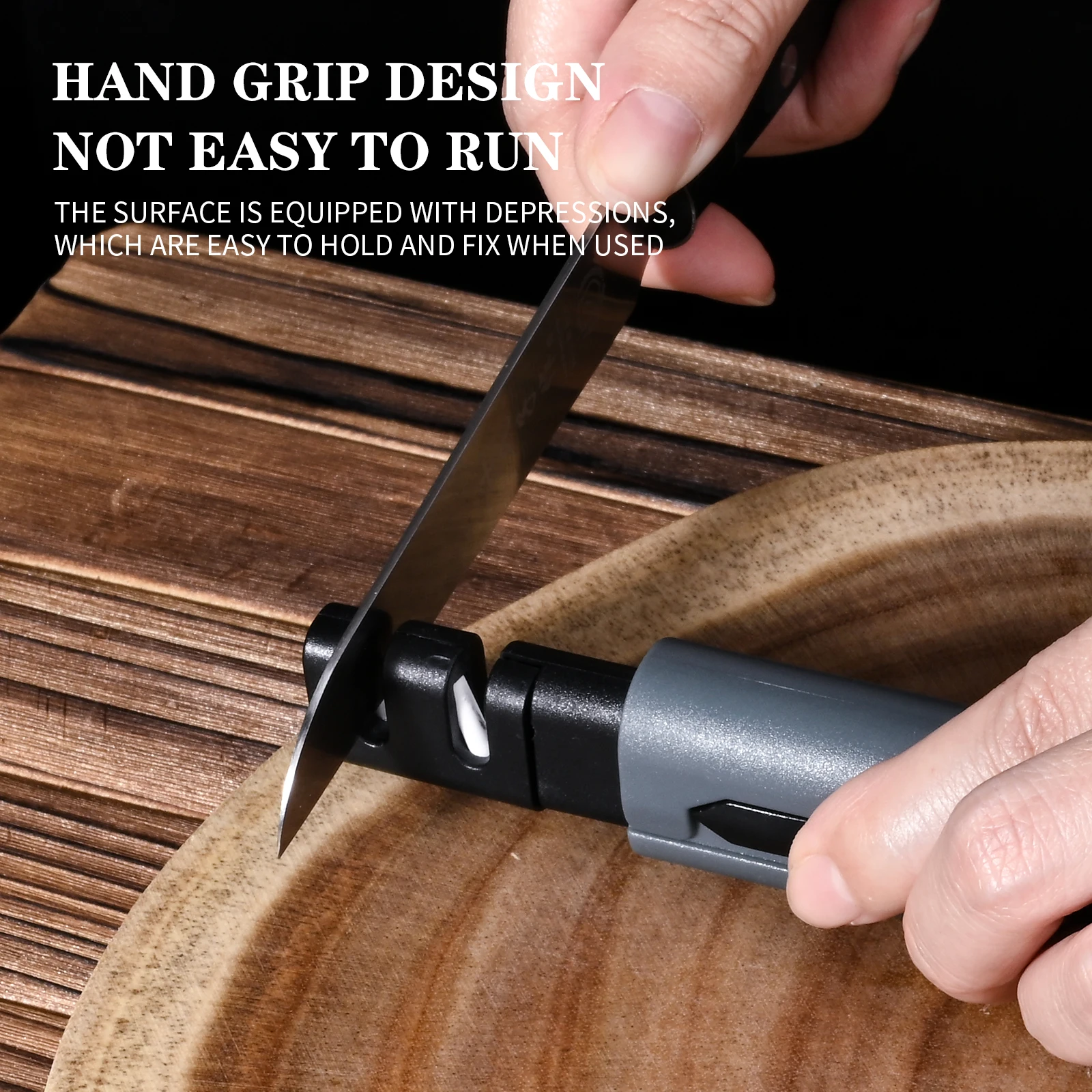 新しい折りたたみ式ナイフシャープナー、セラミック合金鋼研磨石 - Gardening Tools Knife のレビューと価格